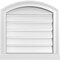 Ekena Millwork Arch Top Surface Mount PVC Gable Vent w/ 2"W x 2"P Brickmould Sill Frame, 18"W x 42"H GVPAR18X4203SN - alternate 1
